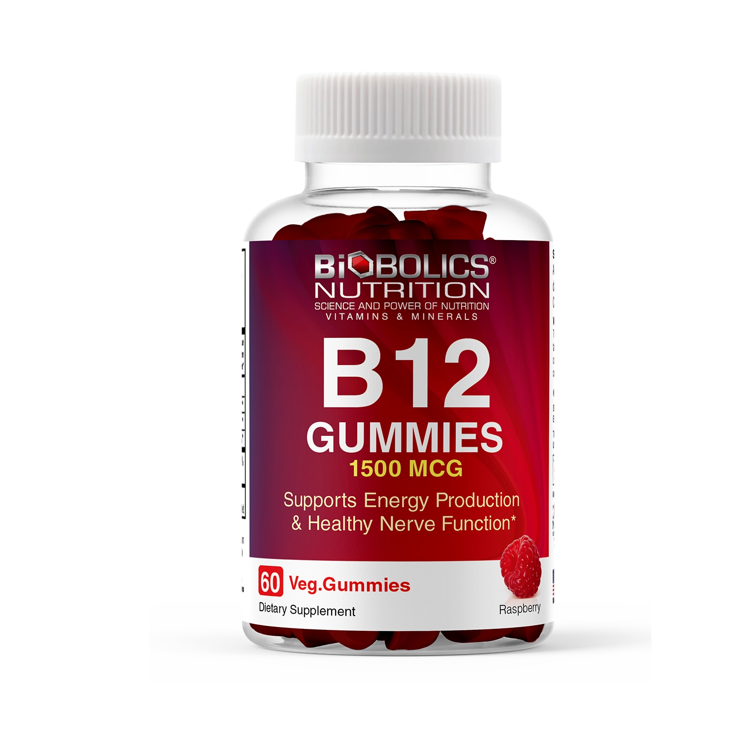 B12 Gummies Raspberry