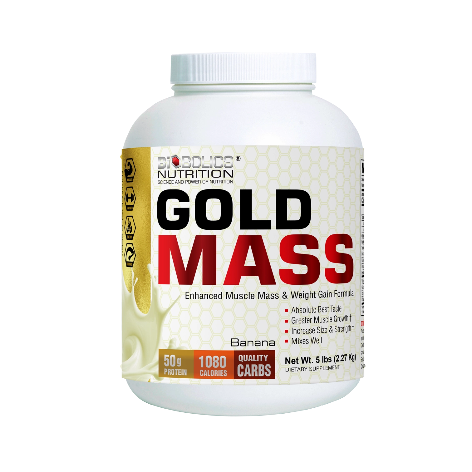 Gold Mass Gainer - Banana (5lbs)